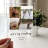 Acrylic photo collage plaque